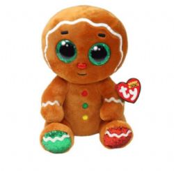 PELUCHE TY BEANIE BOOS - CRUMBLE BONHOMME EN PAIN D'ÉPICES PETIT 6